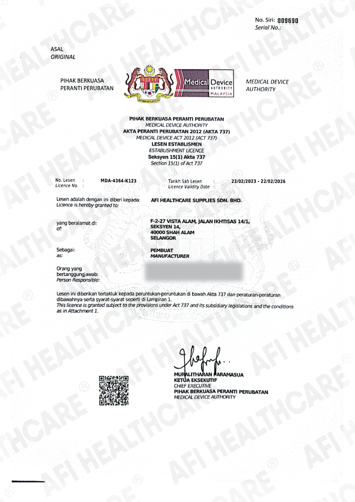 Medical Devide Manufacturer License
